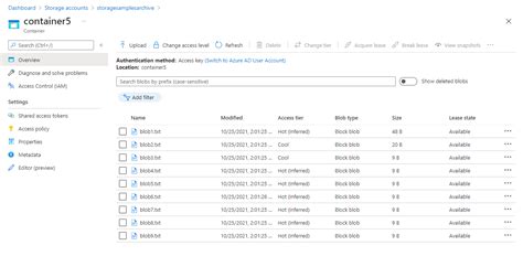 Set a blob's access tier - Azure Storage | Microsoft Learn