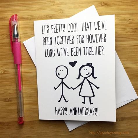 Funny Anniversary Card, Happy Anniversary, Anniversary Card for Him ...