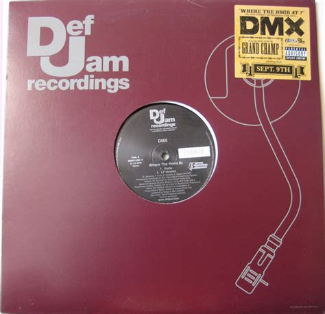 DMX – Where The Hood At (2003, Vinyl) - Discogs