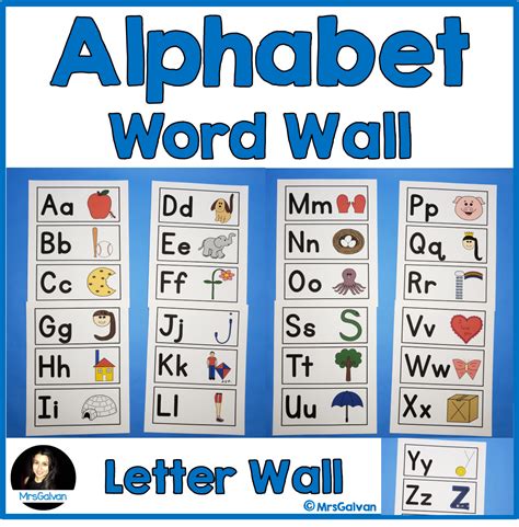 Alphabet Word Wall and Letter Wall