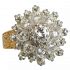 Beryl Lane - Vintage 18ct Yellow & White Gold Diamond Cluster Ring