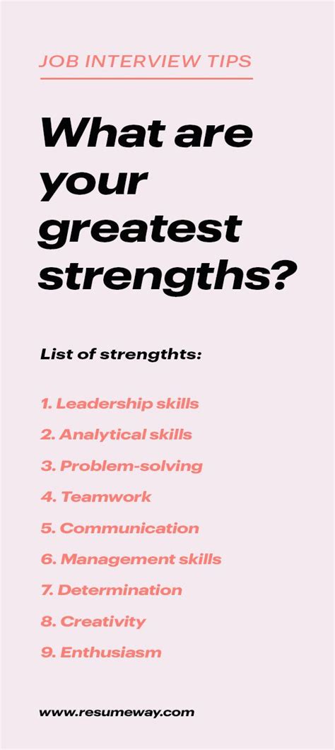 Examples Of Strengths For Job Interview - unique interview questions