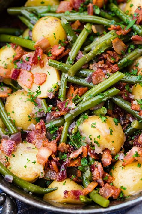 Green Beans and Potatoes in the Instant Pot - Oh Sweet Basil