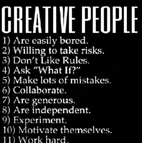 Creative People | Creative people, Quotes to live by, Words