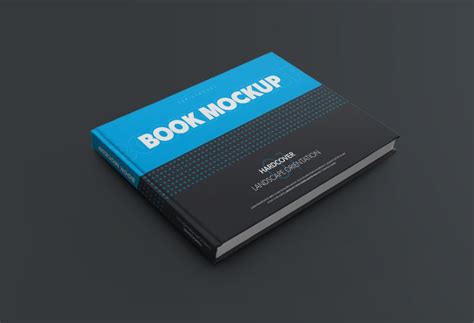 Hardcover landscape book mockup | Premium Free Mockup