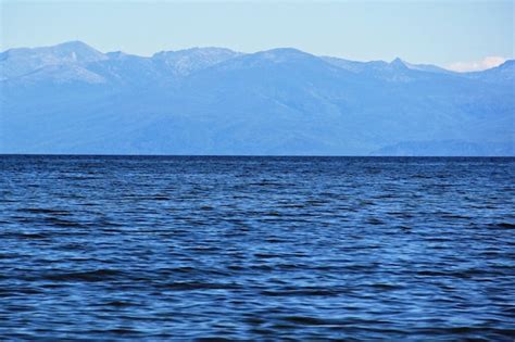 Premium Photo | Beautiful panoramic view for lake baikal and mountains in buryatia.