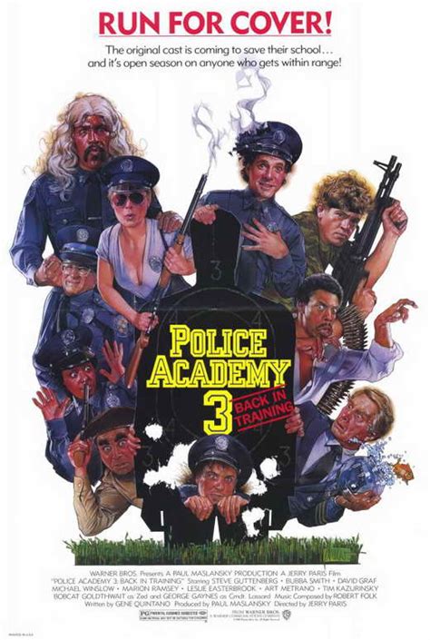 Police Academy 3: Back in Training Movie Posters From Movie Poster Shop