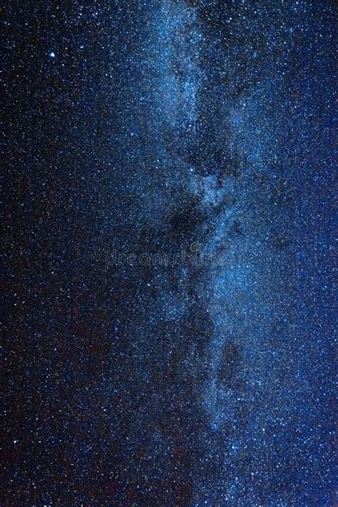 Clear Night Sky with Milky Way and Huge Amount of Stars. Stock Photo ...