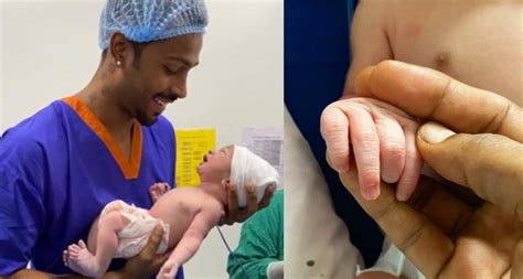 Hardik Pandya Shares An Adorable Picture With His Baby