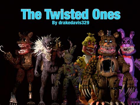 The twisted ones edit by me | Fnaf, Comic book cover, Five nights at freddy's