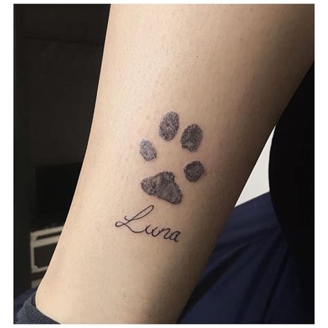 Dog Paw Tattoo by Rittual Rubio