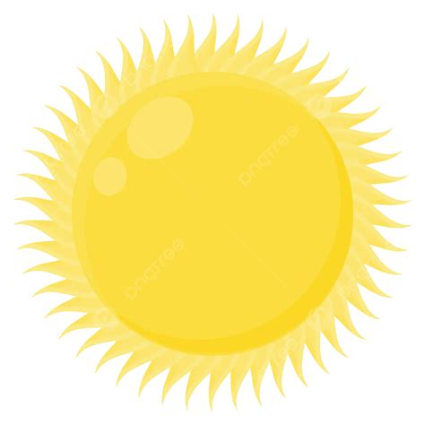 Bright Yellow Sun Vector Clipart, Sun Clipart, Sun, Yellow PNG and ...