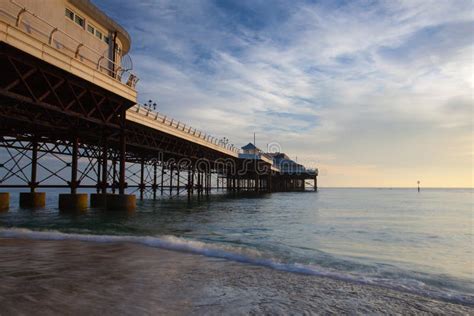 Cromer Beach and Victorian Pier in Norfolk Stock Photo - Image of landscape, pier: 104856654