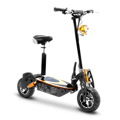 Chaos 48v 1600w Big Wheel Black Adult Electric Scooter