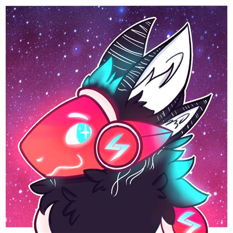 K the protogen (art by me, @pastelpawsies) : r/furry