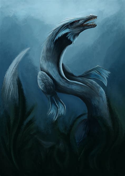 Sea Serpent Painting