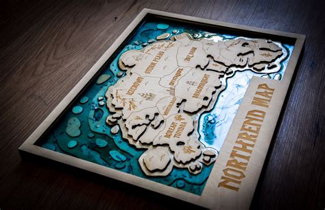 Northrend Map World of Warcraft Map Resin Northrend Map - Etsy