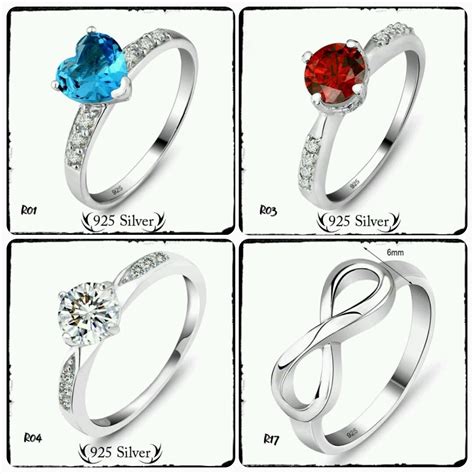 Anillos Plata 925 Sterling Silver Precio Por Mayor | Mercado Libre