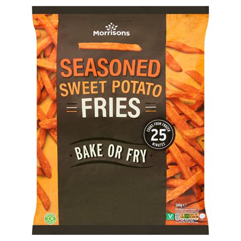 Morrisons Sweet Potato Fries, 500g : Frozen fast delivery by App or Online