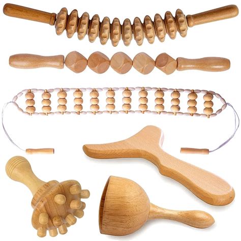 Body Wood Therapy Complete Kit Wooden Maderotherapy Kit for Reductive ...