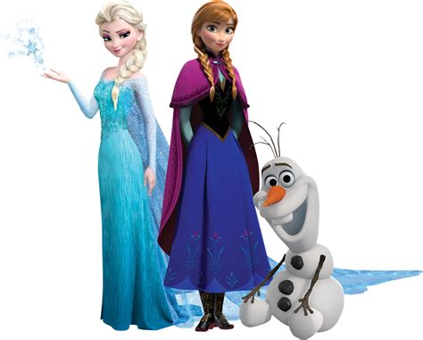 PNG Frozen (Elsa, Anna, Olaf) - PNG World