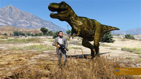 GTA 5 Dinosaur Full Size T-Rex - YouTube