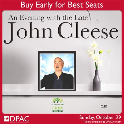 DPAC on Twitter: "🚨 Now On Sale 🚨 Comedy legend, John Cleese is heading ...