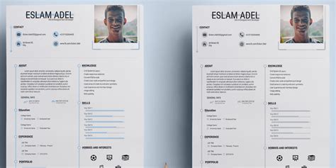 Free Resume Template on Behance | Bypeople