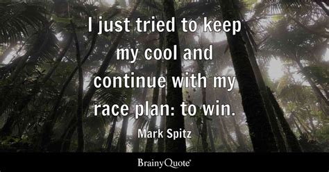 Mark Spitz - I just tried to keep my cool and continue...