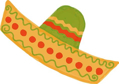 Mexican Fiesta Themed Hat Vector Illustration 25792193 Vector Art at ...