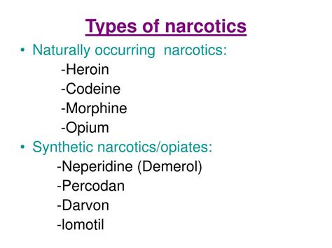 PPT - Narcotics & drugs of abuse PowerPoint Presentation, free download ...