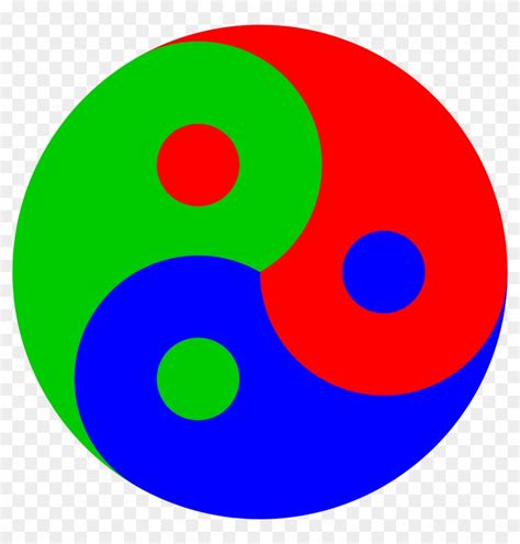 Triple Yin Yang - Triple Yin Yang Vector, HD Png Download - 3122x3122(#1952677) - PngFind