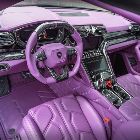 My, Lamborghini Urus, That’s One Purple Interior You Have There! - autoevolution