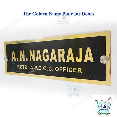 Brass Name Plate | Engraved starting price 999 onwards Order Today