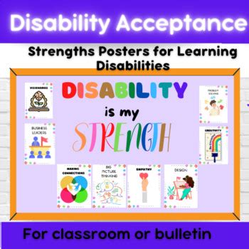 Disability Awareness Posters Neurodivergent Acceptance by AbilityPro