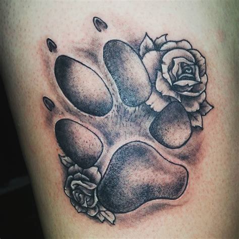 90+ Best Paw Print Tattoo Meanings and Designs - Nice Trails (2019)