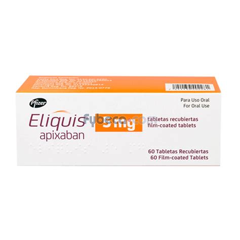 Eliquis Mg Tableta Recubierta Colsubsidio, 58% OFF