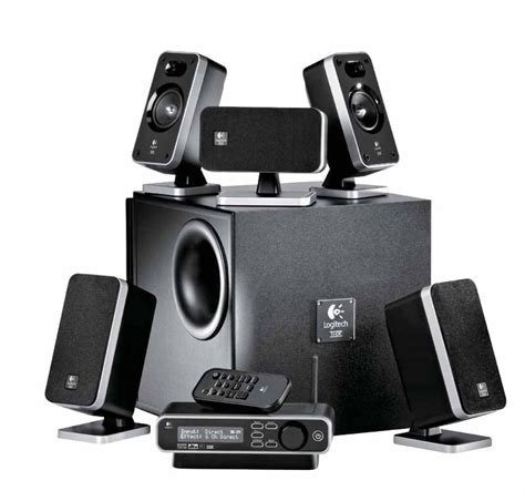 Logitech Z-5450 & Z-4 Wireless 5.1 Surround Sound Speaker System | Audioholics