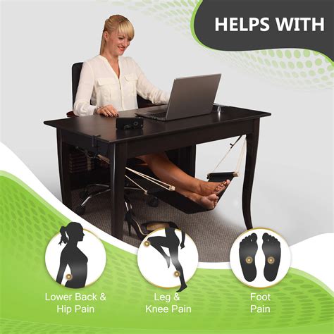 Foot Hammock Under Desk | Adjustable Desk Foot Rest Hammock Office | Under The Desk Hammock for ...