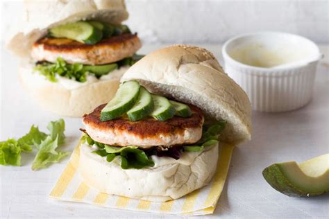 Guest Post : Martyna from Wholesome Cook featuring Salmon Burgers with a Caper Yoghurt Dressing ...