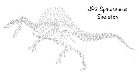 JP3 Spinosaurus Skeleton by Creature-Studios on DeviantArt