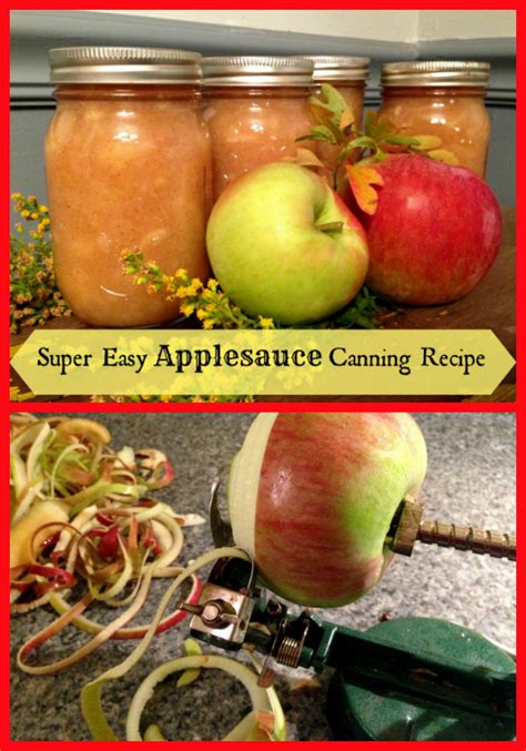 Super Easy Applesauce Canning Recipe