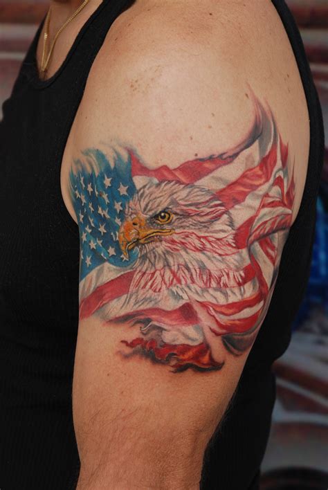 American Flag Tattoos Designs, Ideas and Meaning - Tattoos For You