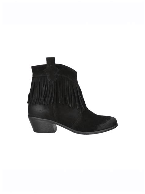 Black cowgirl boots Matilde, DU0020-02, Cowboy boots, Konopka Shoes