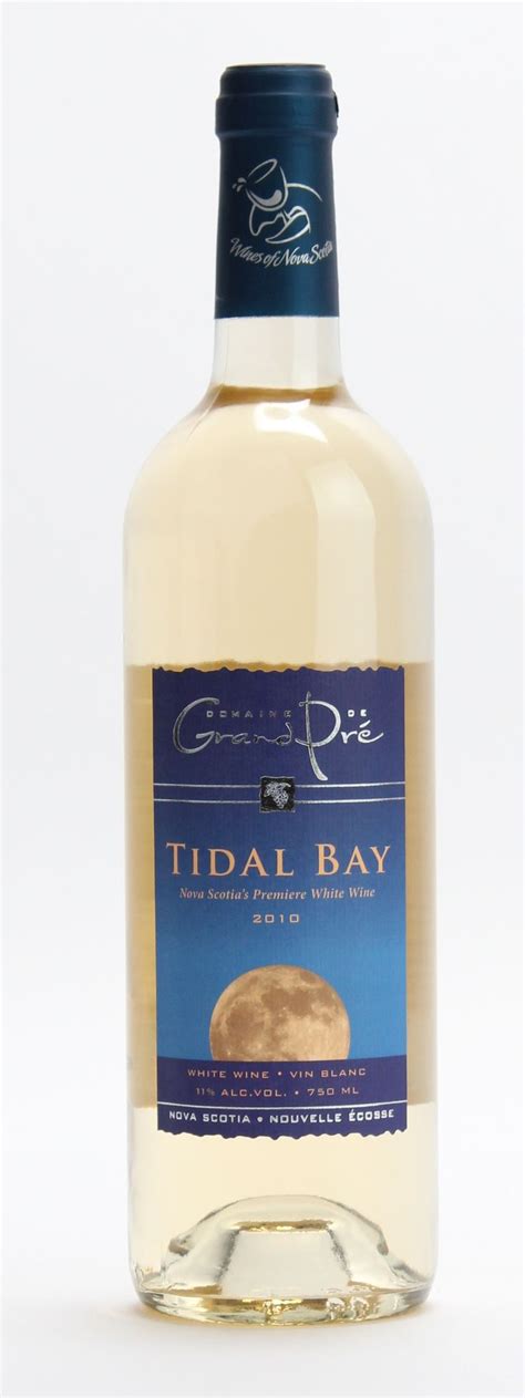 Tidal Bay Wine at Domaine de Grand Pre Winery in Grand Pre, Nova Scotia ...