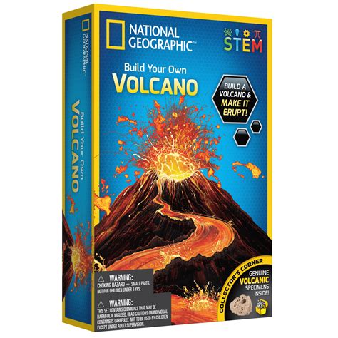 National Geographic Volcano Science Kit, STEM Toy Kit for Children ...