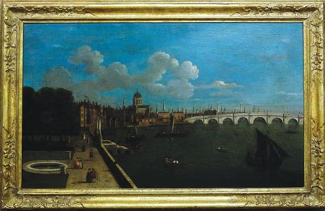 London, a view of the Thames from the Terrace of Somerset House, looking towards Saint Pauls ...