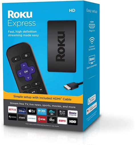 Roku Express HD Streaming Media Player 2019 3930R