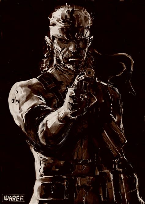 Solid Snake - Metal Gear Art Studio 2 :: Behance