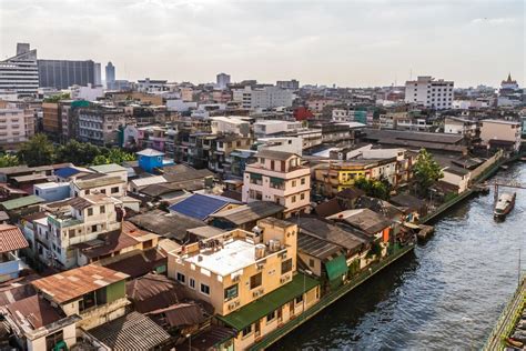 Cityscape and building of Bangkok in daytime, Bangkok is the capital of ...